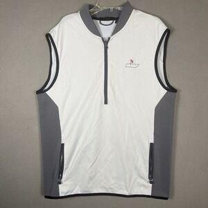Greyson Men's Half Zip Vest Size M Golf Performance Athletic Preppy
